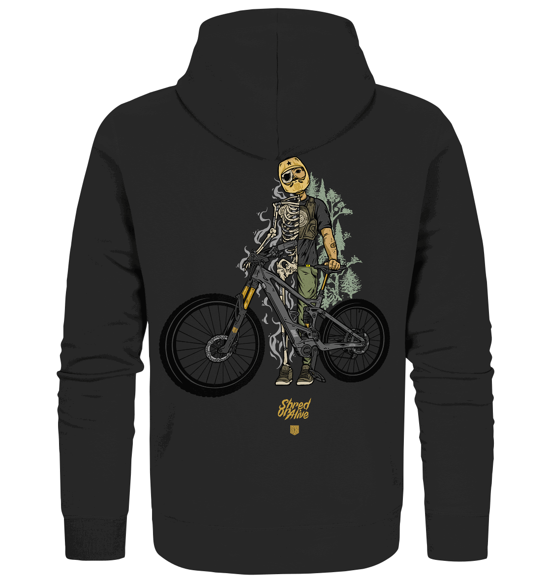 Shirtigo Jacken/ Zipper SoB - Shred or Alive - Organic Zipper E-Bike-Community