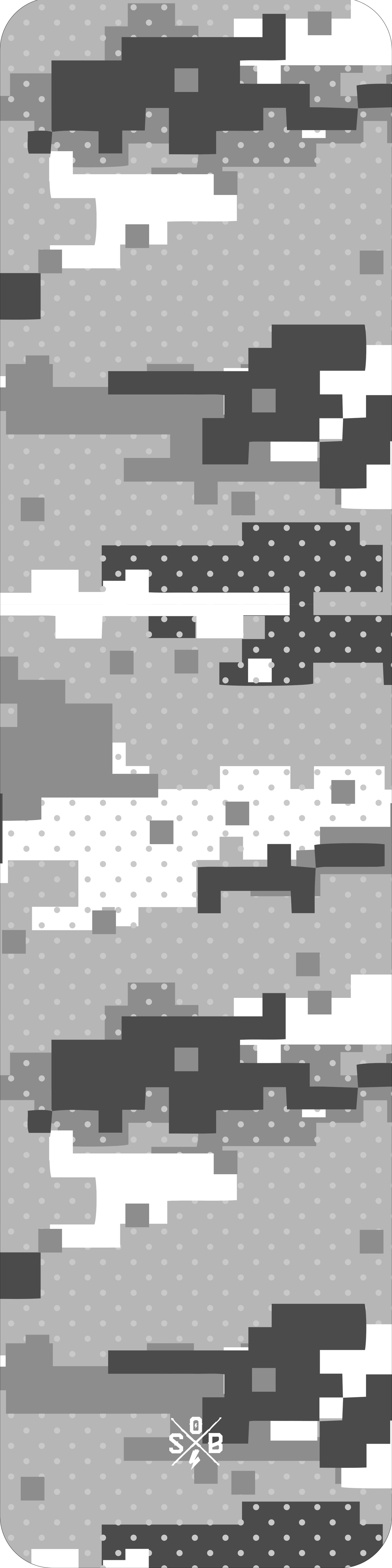 Sons of Battery® - E-MTB Brand & Community Folien & Sticker 60 cm x 14 cm / Digital Camouflage - Grau Camouflage (Verschiedene Muster) - Akku Sticker Universal / Schutzfolie / für alle E-Bikes auch Cube 750 wh oder 625 wh E-Bike-Community