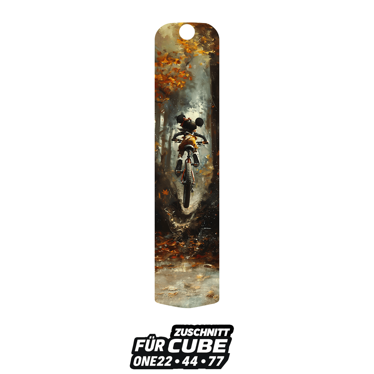 Sons of Battery® - E-MTB Brand & Community Folien & Sticker CUBE CUT (ONE 22/44/77) Mouse rides MTB - Akku Abdeckung Cover Universal / Schutzfolie / für alle E-Bikes E-Bike-Community