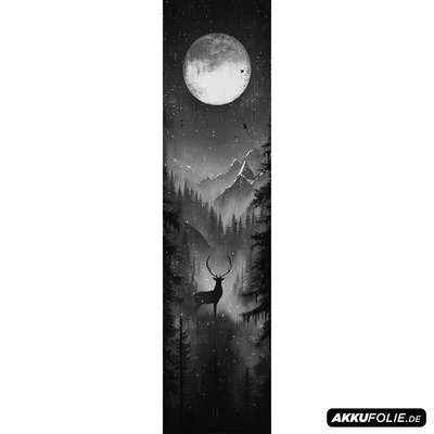 Sons of Battery® - E-MTB Brand & Community Folien & Sticker Hirsch 2 - Rotwild - Akku Abdeckung Cover Universal / Schutzfolie / für alle E-Bikes E-Bike-Community
