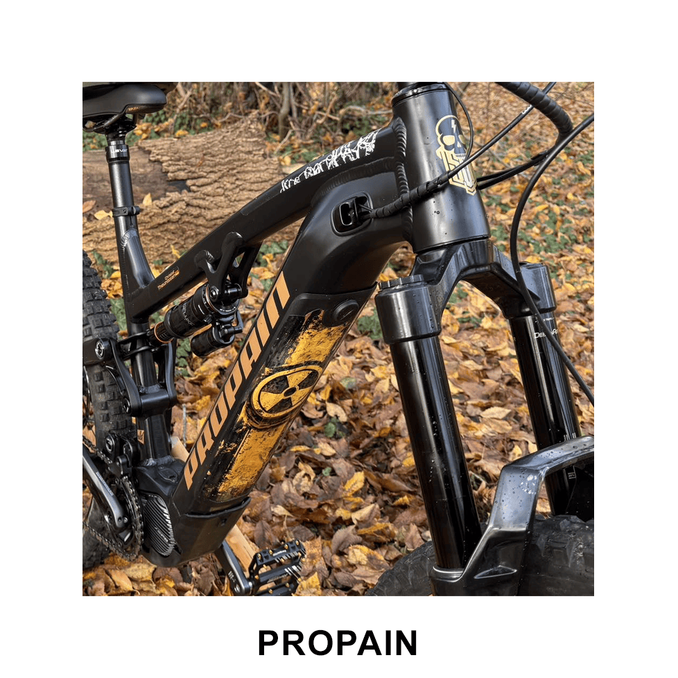 Sons of Battery® - E-MTB Brand & Community Folien & Sticker Nuklear - Akku Abdeckung Cover Universal / Schutzfolie / für alle E-Bikes E-Bike-Community