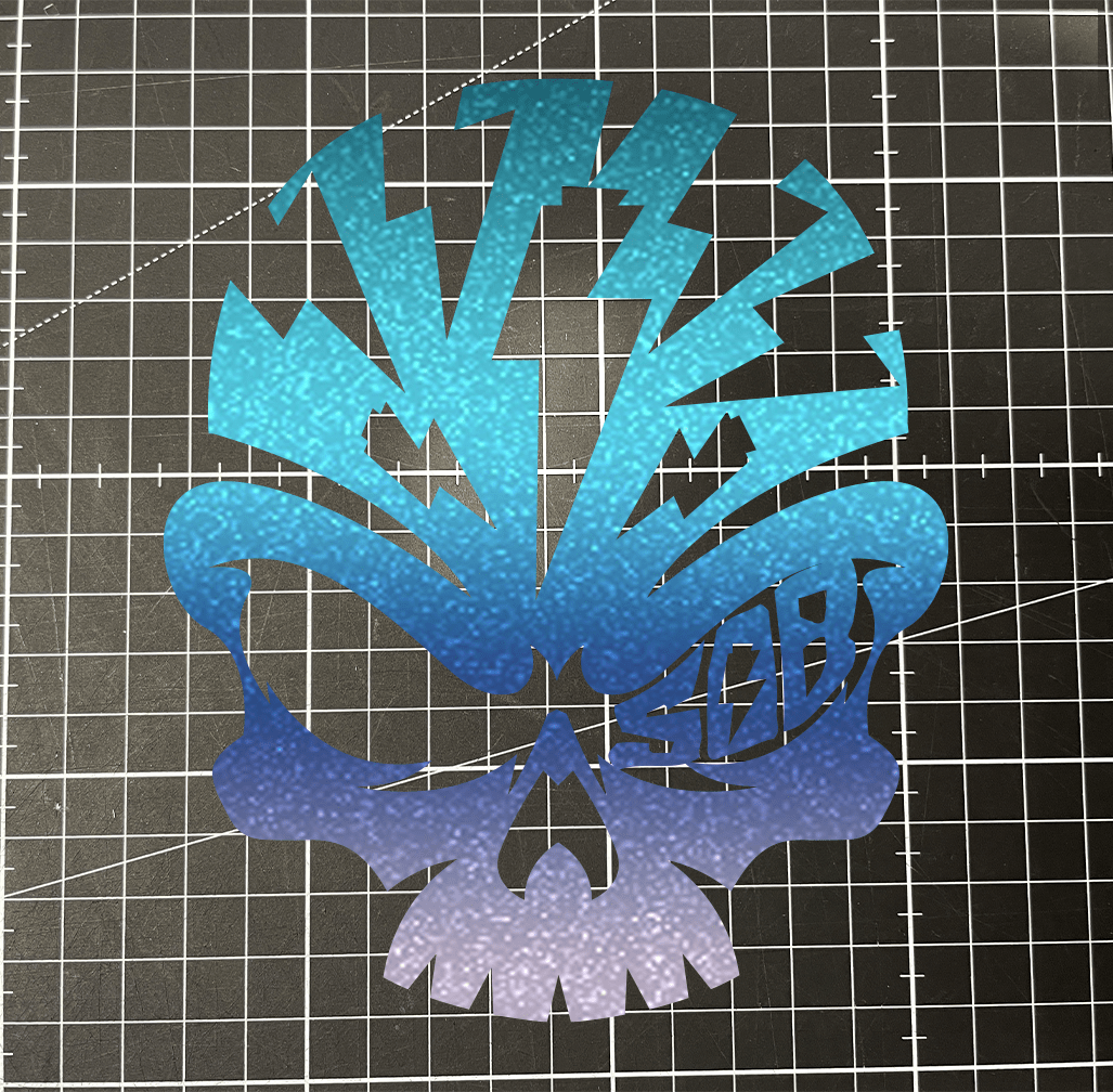 Sons of Battery - E-MTB Brand & Community Folien Ultramarine SoB Skullhead - Folienaufkleber E-Bike-Community