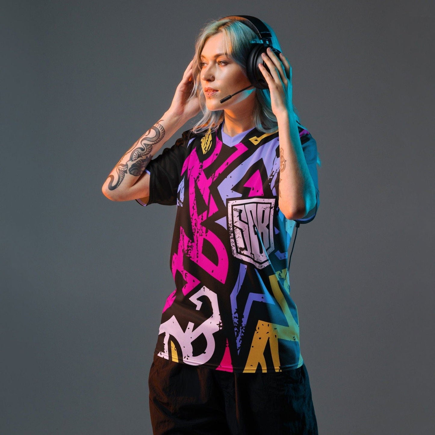 Sons of Battery® - E-MTB Brand & Community Sons of Battery - COLORED ENDURO-Trikot mit Allover-Druck E-Bike-Community