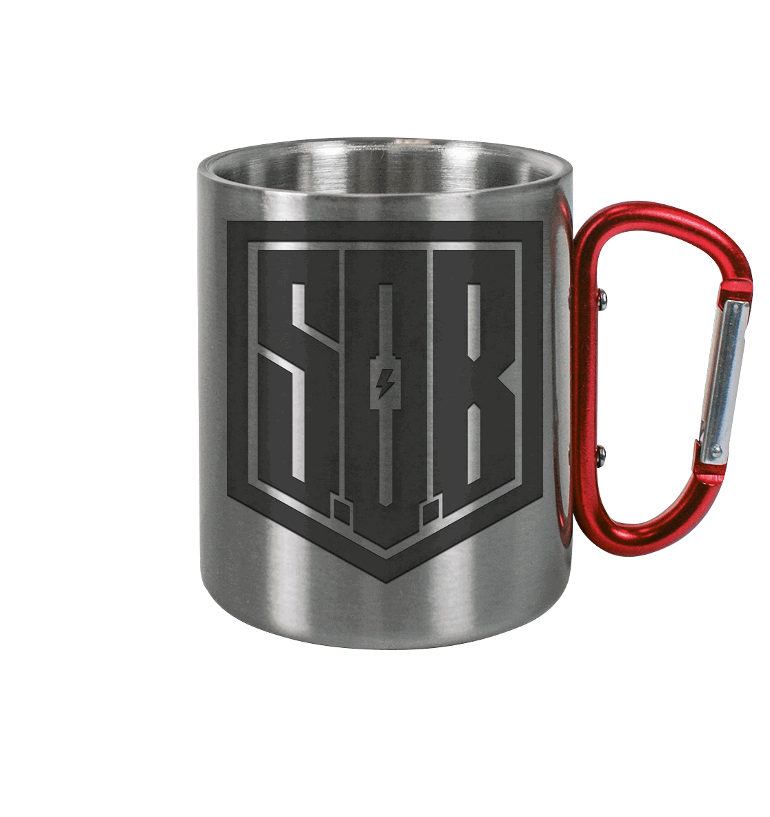 tasse mountainbike SoB - Tasse Dunkel - Edelstahl Tasse – Sons of Battery®