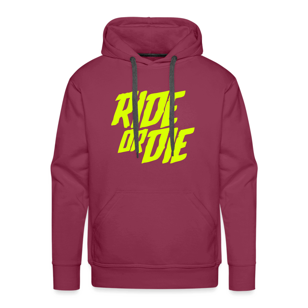 SPOD Männer Premium Hoodie Bordeaux / S Ride or Die - Men’s Premium Hoodie E-Bike-Community
