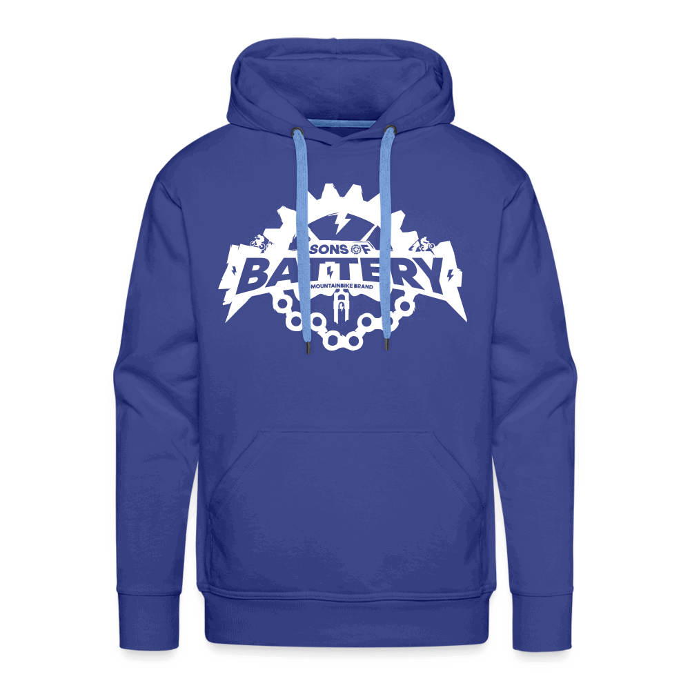 SPOD Männer Premium Hoodie Königsblau / S Roughskull - Men’s Premium Hoodie E-Bike-Community