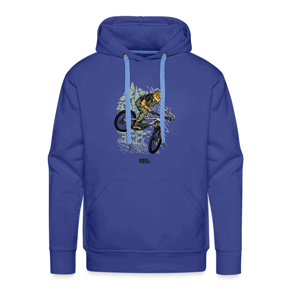 SPOD Männer Premium Hoodie Königsblau / S Shred or Alive? 2022Men’s Premium Hoodie E-Bike-Community
