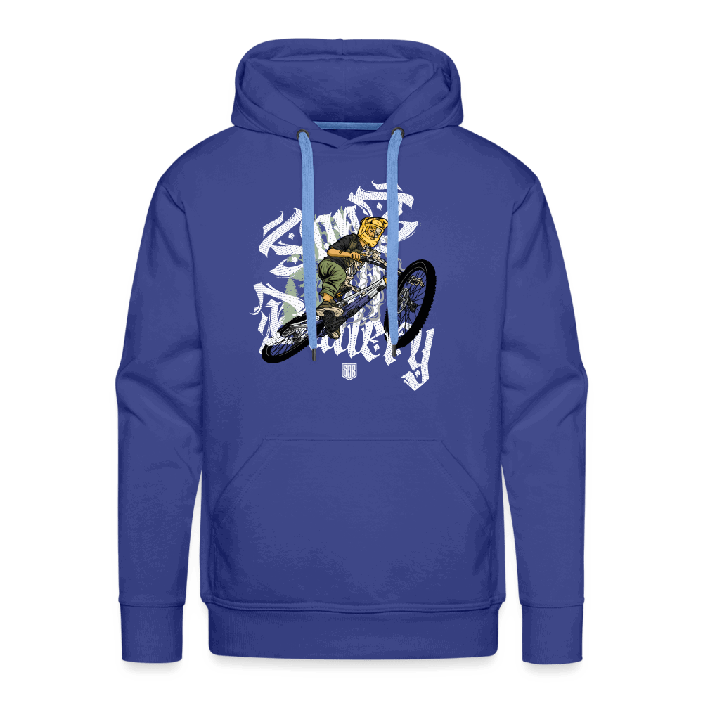 SPOD Männer Premium Hoodie Königsblau / S Shred or Alive - Brush - Premium Hoodie E-Bike-Community