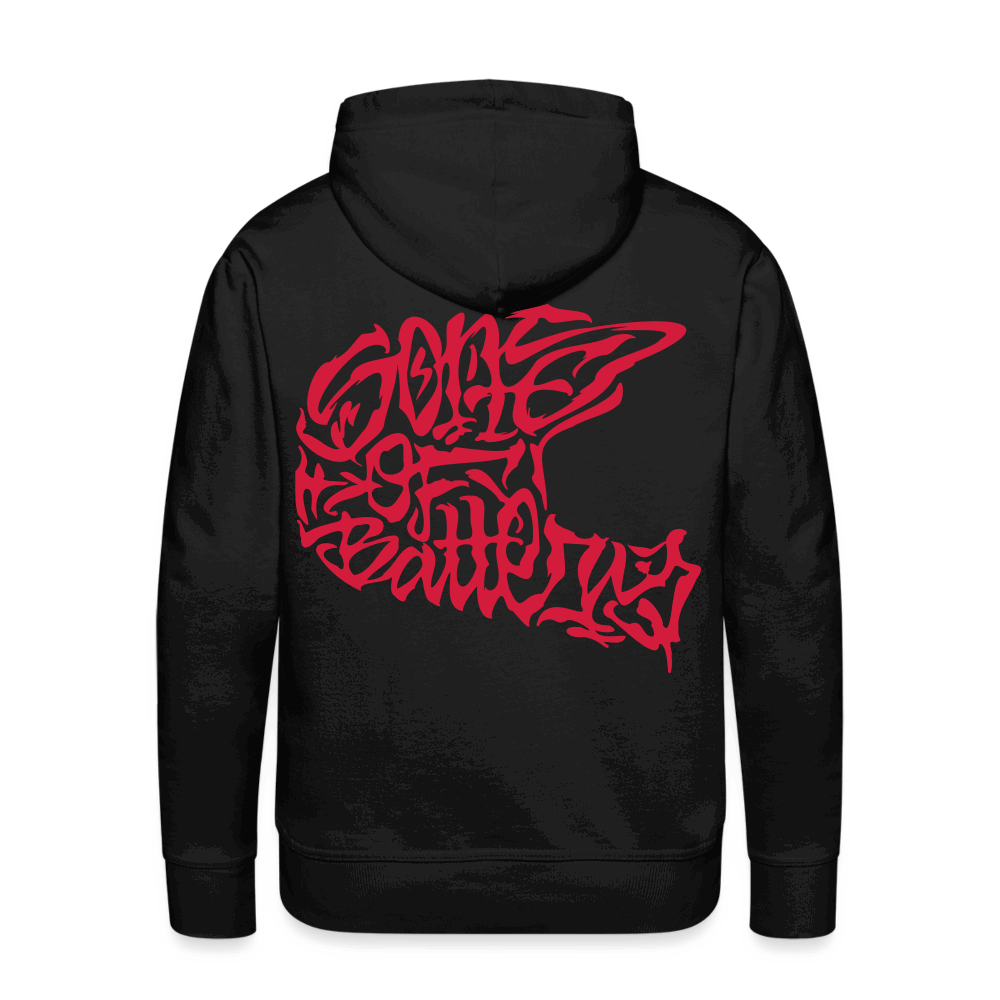 SPOD Männer Premium Hoodie S Redline - The Power of Movement - Men’s Premium Hoodie E-Bike-Community