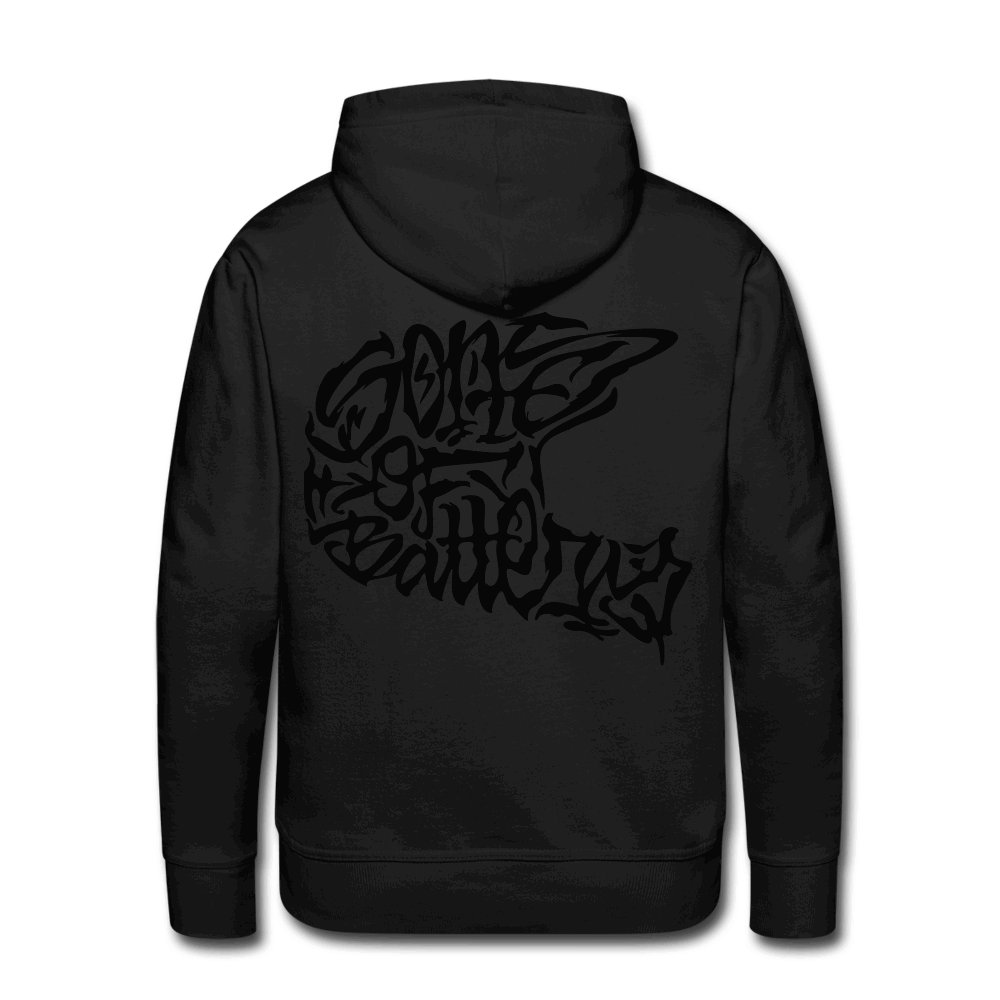 SPOD Männer Premium Hoodie S TPOM Blackline - Men's Premium Hoodie E-Bike-Community