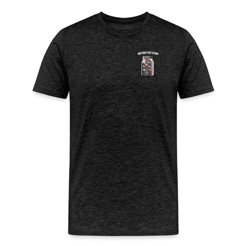 SPOD Männer Premium T-Shirt | Spreadshirt 812 Anthrazit / S Antidepressiva - Männer Premium T-Shirt E-Bike-Community