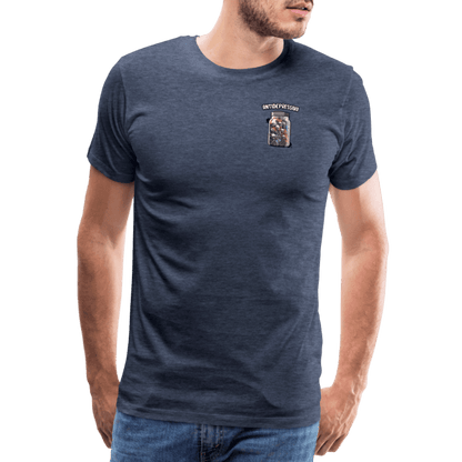 SPOD Männer Premium T-Shirt | Spreadshirt 812 Blau meliert / S Antidepressiva - Männer Premium T-Shirt E-Bike-Community