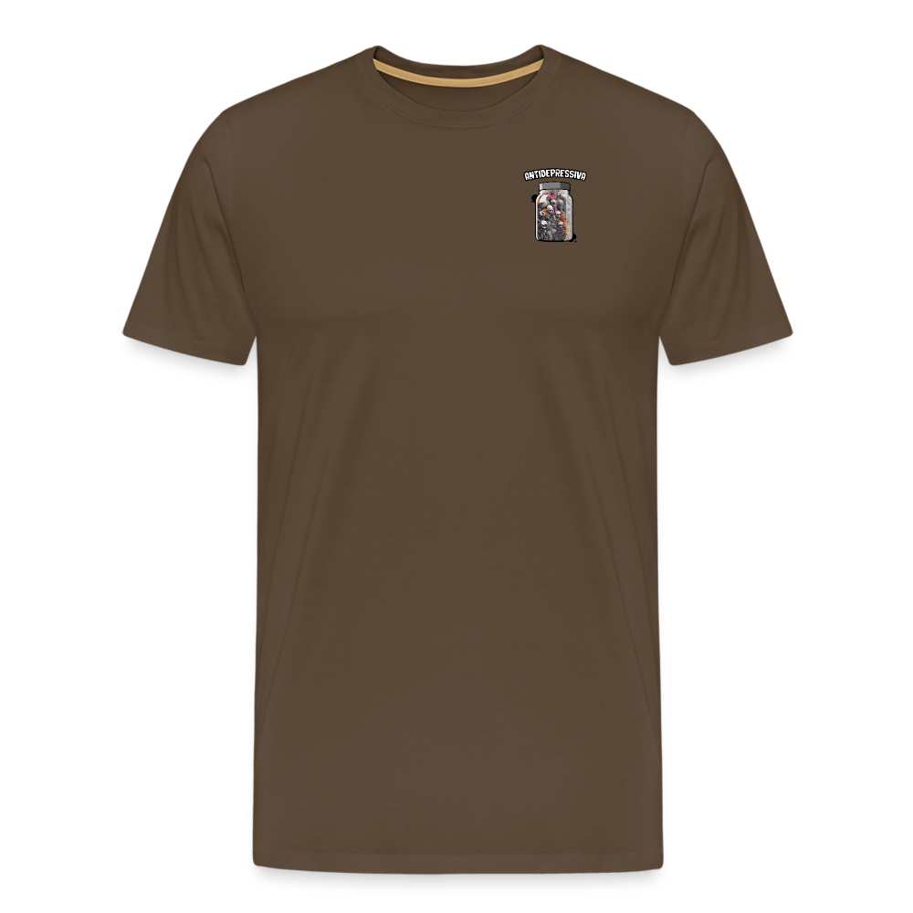 SPOD Männer Premium T-Shirt | Spreadshirt 812 Edelbraun / S Antidepressiva - Männer Premium T-Shirt E-Bike-Community
