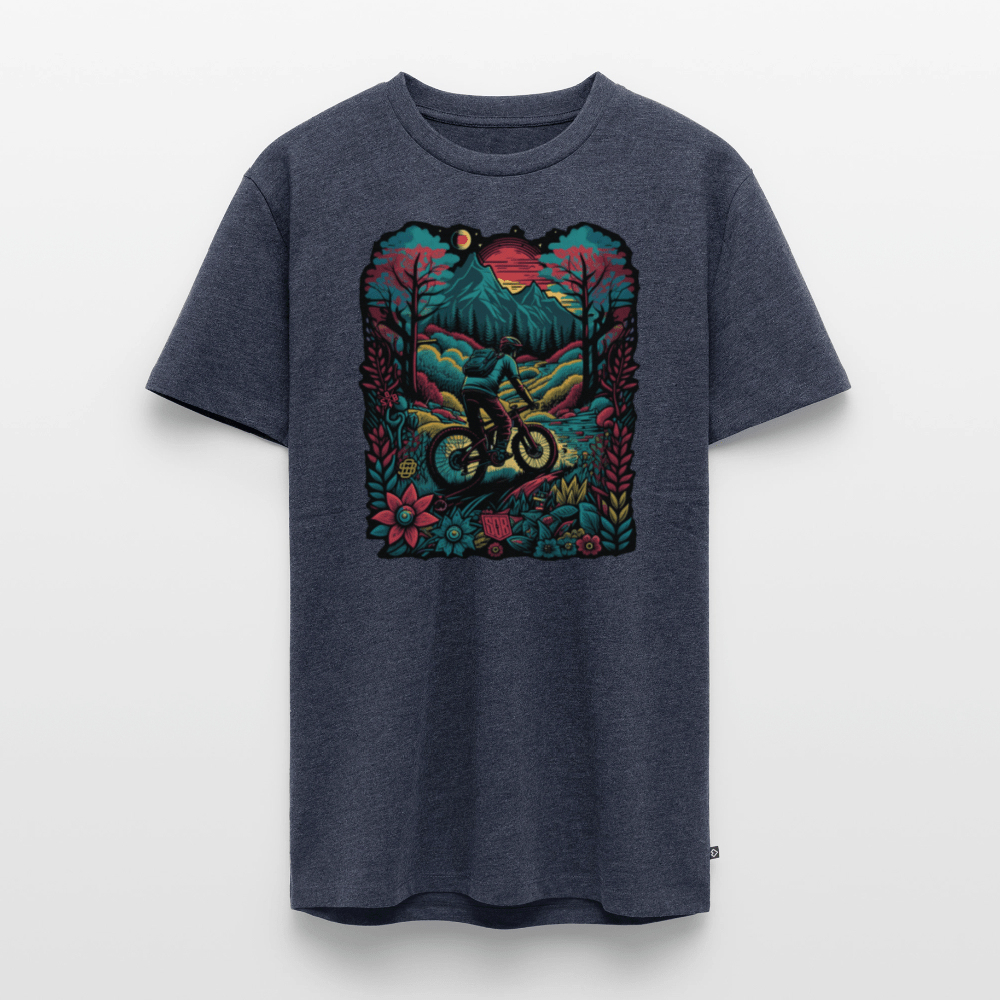 SPOD Männer Premium T-Shirt | Spreadshirt 812 Jeansblau / S Colored SoB Roundup - Männer Premium T-Shirt E-Bike-Community