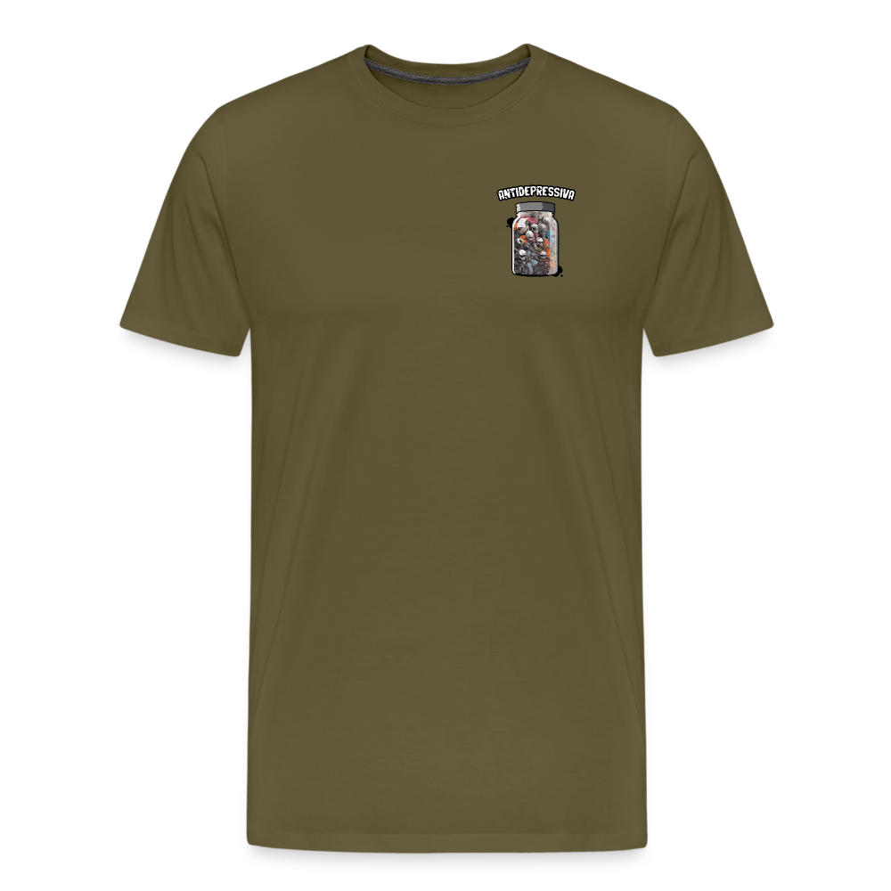 SPOD Männer Premium T-Shirt | Spreadshirt 812 Khaki / S Antidepressiva - Männer Premium T-Shirt E-Bike-Community