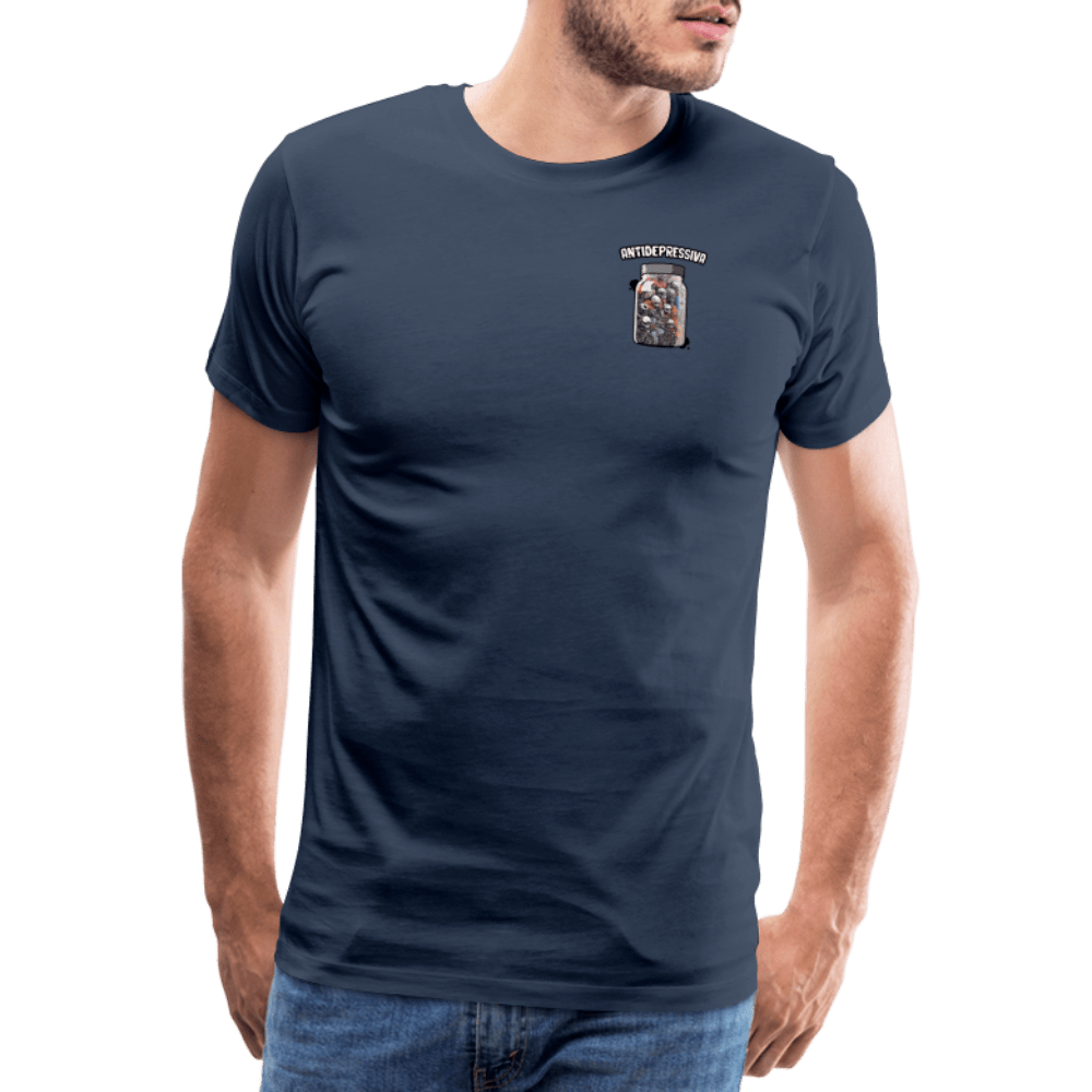 SPOD Männer Premium T-Shirt | Spreadshirt 812 Navy / S Antidepressiva - Männer Premium T-Shirt E-Bike-Community