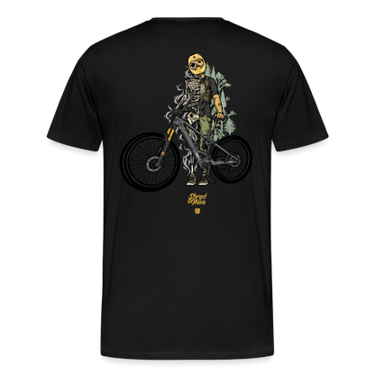 SPOD Männer Premium T-Shirt | Spreadshirt 812 Schwarz / S Shred or Alive - Männer Premium T-Shirt E-Bike-Community