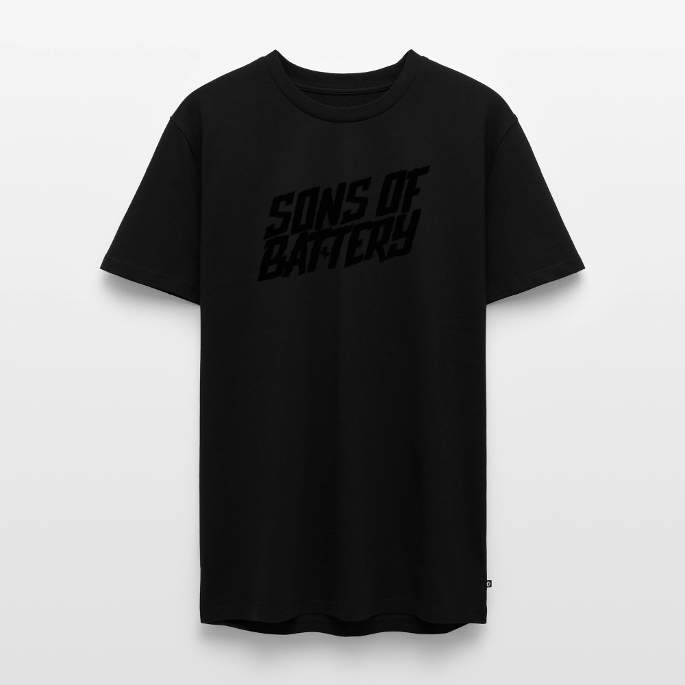 SPOD Männer Premium T-Shirt | Spreadshirt 812 Schwarz / S Signature - Black Flex on Black - Männer Premium T-Shirt E-Bike-Community