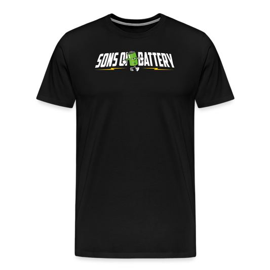 SPOD Männer Premium T-Shirt | Spreadshirt 812 Schwarz / S Sons of Battery B-Boy Männer Premium T-Shirt E-Bike-Community