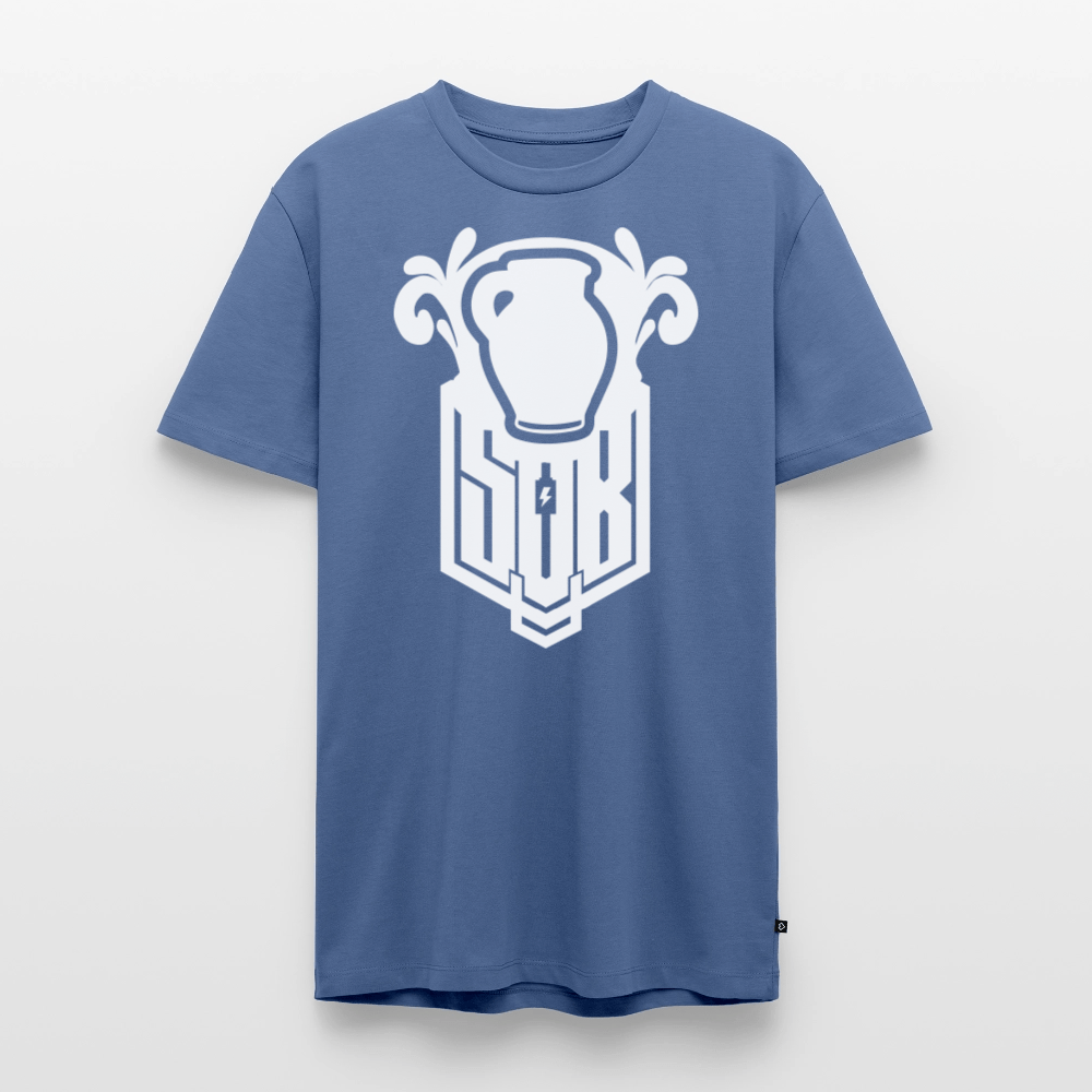 SPOD Männer Premium T-Shirt | Spreadshirt 812 Taubenblau / S Bembel - SoB Männer Premium T-Shirt E-Bike-Community