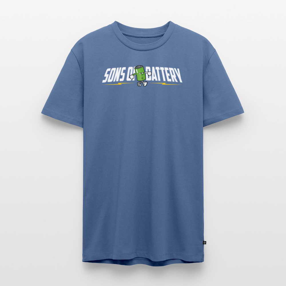 SPOD Männer Premium T-Shirt | Spreadshirt 812 Taubenblau / S Sons of Battery B-Boy Männer Premium T-Shirt E-Bike-Community