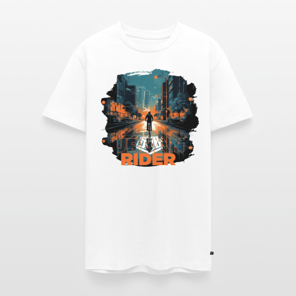 SPOD Männer Premium T-Shirt | Spreadshirt 812 Weiß / S Urban Rider - Männer Premium T-Shirt E-Bike-Community