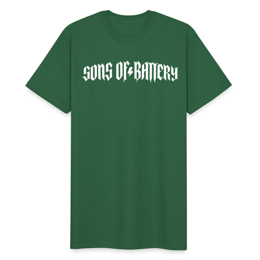 SPOD Männer Workwear T-Shirt Flaschengrün / S Rough - Russell Athletic Männer T-Shirt E-Bike-Community