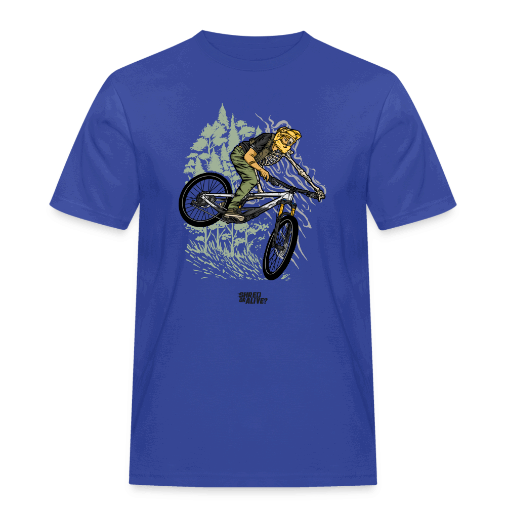 SPOD Männer Workwear T-Shirt Royalblau / S Shred or Alive 2022 - Männer Russell Athletic T-Shirt E-Bike-Community