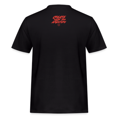 SPOD Männer Workwear T-Shirt Schwarz / S LOSE THE PATH - CREATE YOUR OWN ADVENTURE - Russell Athletic Shirt E-Bike-Community