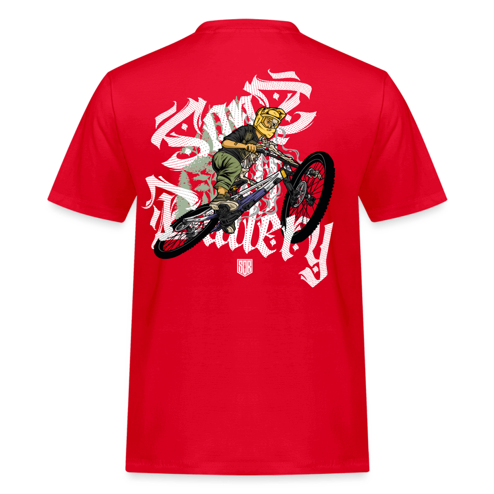 SPOD Männer Workwear T-Shirt Shred or Alive - Brush - Russell Athletic E-Bike-Community