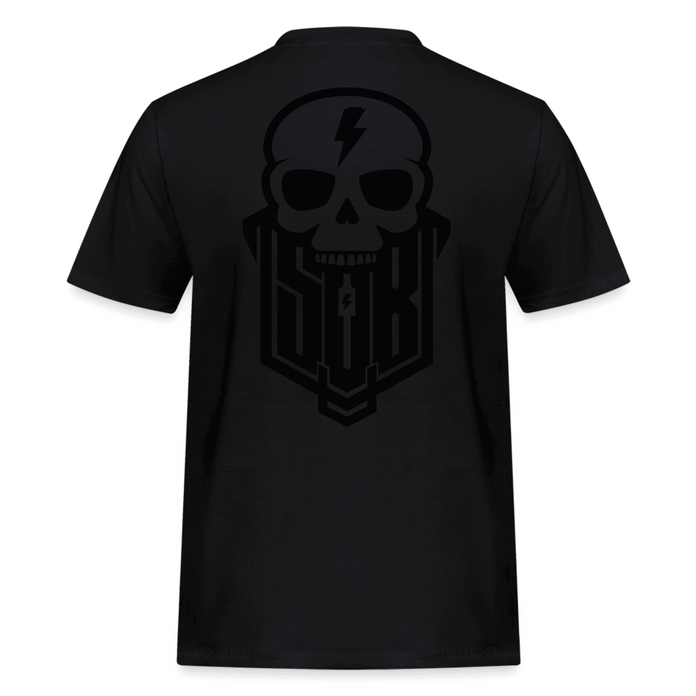SPOD Männer Workwear T-Shirt SKULLGANG BLACKLINE - Russel Athletics Shirt E-Bike-Community