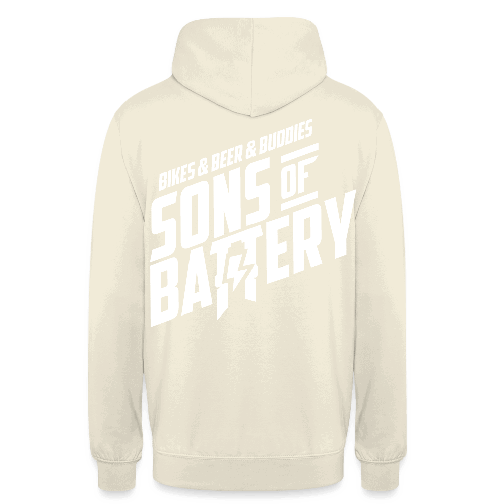 SPOD Unisex Hoodie Vanille-Milchshake / S SONS OF BATTERY - DIE 3 DICKEN B's - Unisex Hoodie E-Bike-Community