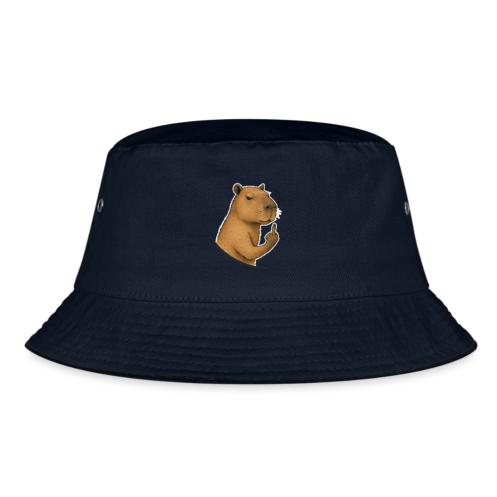 Spreadconnect Fischerhut Navy / S/M (Caps) Freches Capybara - Fischerhut E-Bike-Community