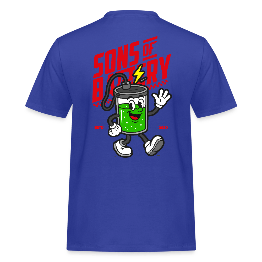 Spreadconnect Männer Workwear T-Shirt Bat Boy - Männer Workwear T-Shirt E-Bike-Community