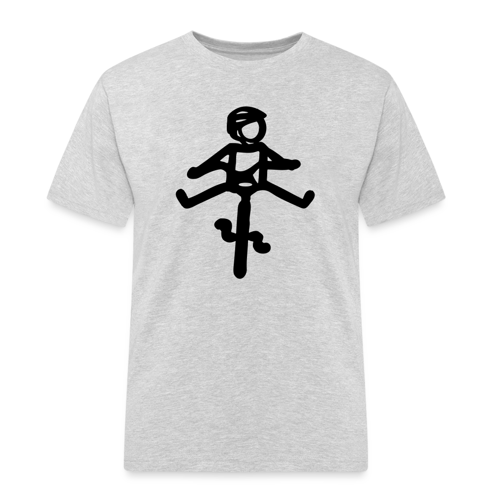 Spreadconnect Männer Workwear T-Shirt Grau meliert / S HELMut - Workwear T-Shirt E-Bike-Community