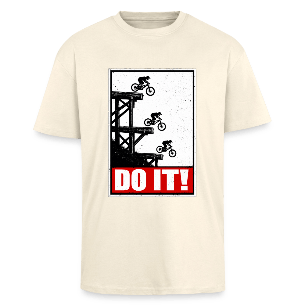 Spreadconnect Oversized Heavyweight Unisex T-Shirt Creme / XS DO IT! Oversized Heavyweight Unisex T-Shirt E-Bike-Community