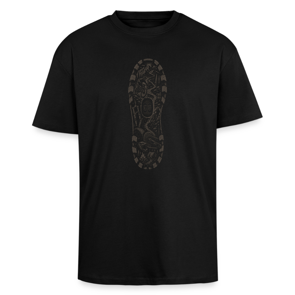 Spreadconnect Oversized Heavyweight Unisex T-Shirt Schwarz / XS MTB ADVENTURES - Oversized Heavyweight Unisex T-Shirt E-Bike-Community