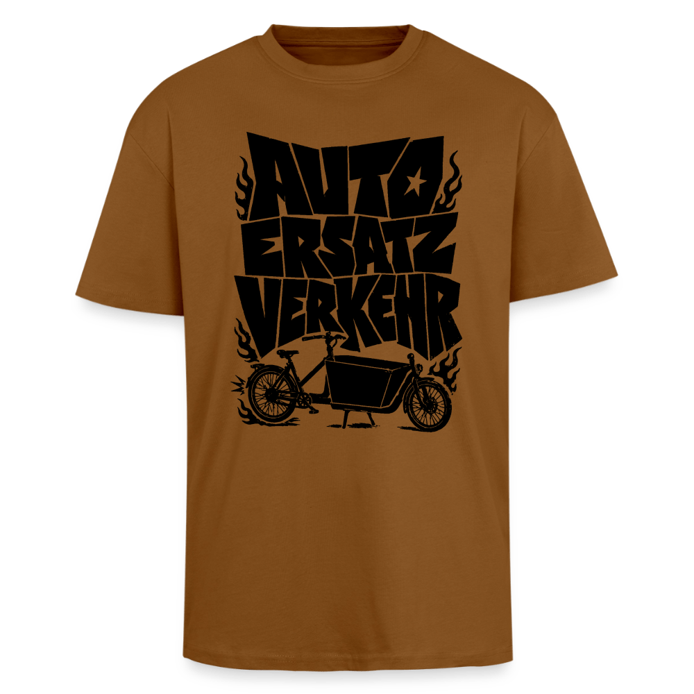 Spreadconnect Oversized Heavyweight Unisex T-Shirt Toffee / XS AUTO ERSATZ VERKEHR - Oversized Heavyweight Unisex T-Shirt E-Bike-Community