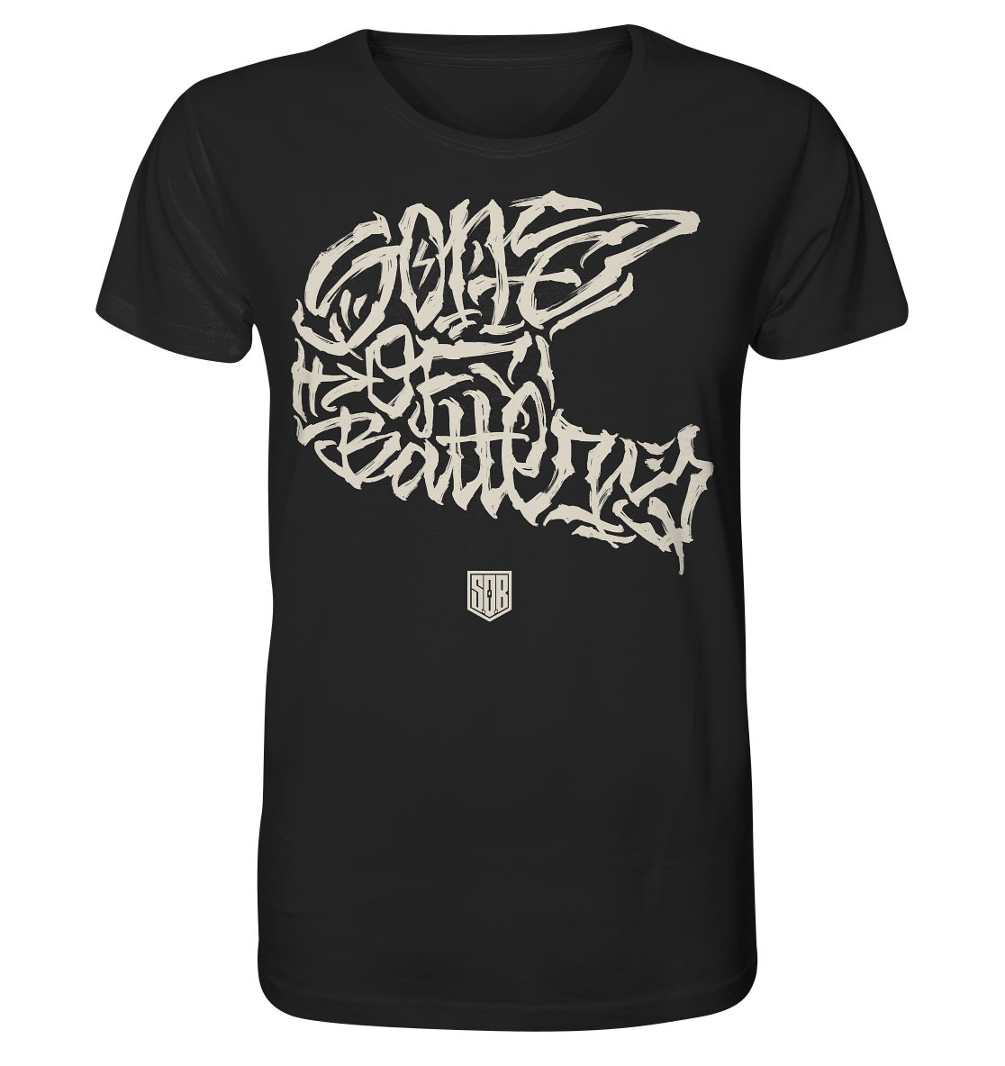 Sons of Battery® - E-MTB Brand & Community Unisex-Shirts Black / XS The Power of Movement - Front Print- Organic Shirt (Flip Label) - Organic Shirt E-Bike-Community