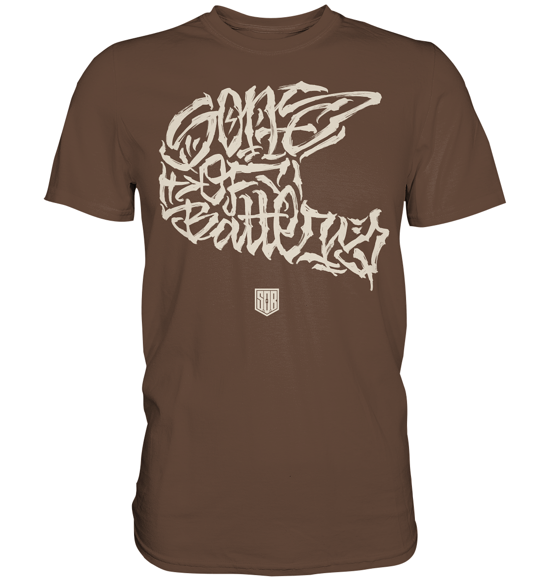 Sons of Battery® - E-MTB Brand & Community Unisex-Shirts Chocolate / S The Power of Movement - Front Print - Premium Shirt - (Flip Label) E-Bike-Community