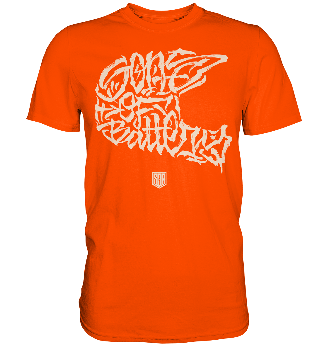 Sons of Battery® - E-MTB Brand & Community Unisex-Shirts Orange / S The Power of Movement - Front Print - Premium Shirt - (Flip Label) E-Bike-Community