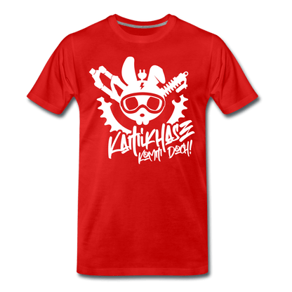 SPOD Männer Premium T-Shirt | Spreadshirt 812 Rot / S Männer Premium T-Shirt E-Bike-Community