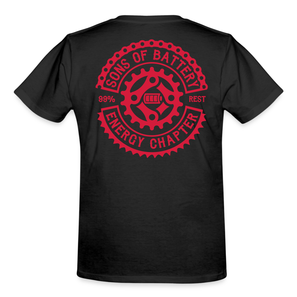 SPOD Männer Workwear T-Shirt Schwarz / S OG RED Line - Männer Workwear T-Shirt E-Bike-Community