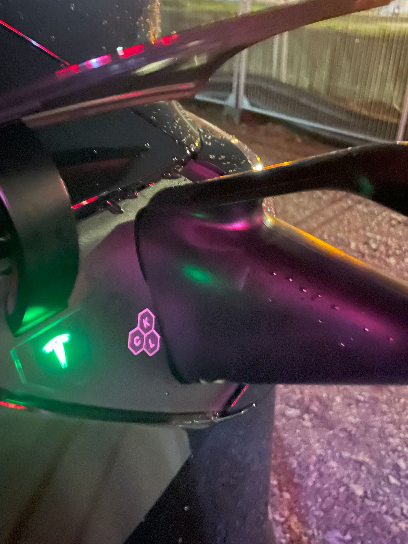 e-Auto Vinyl Aufkleber