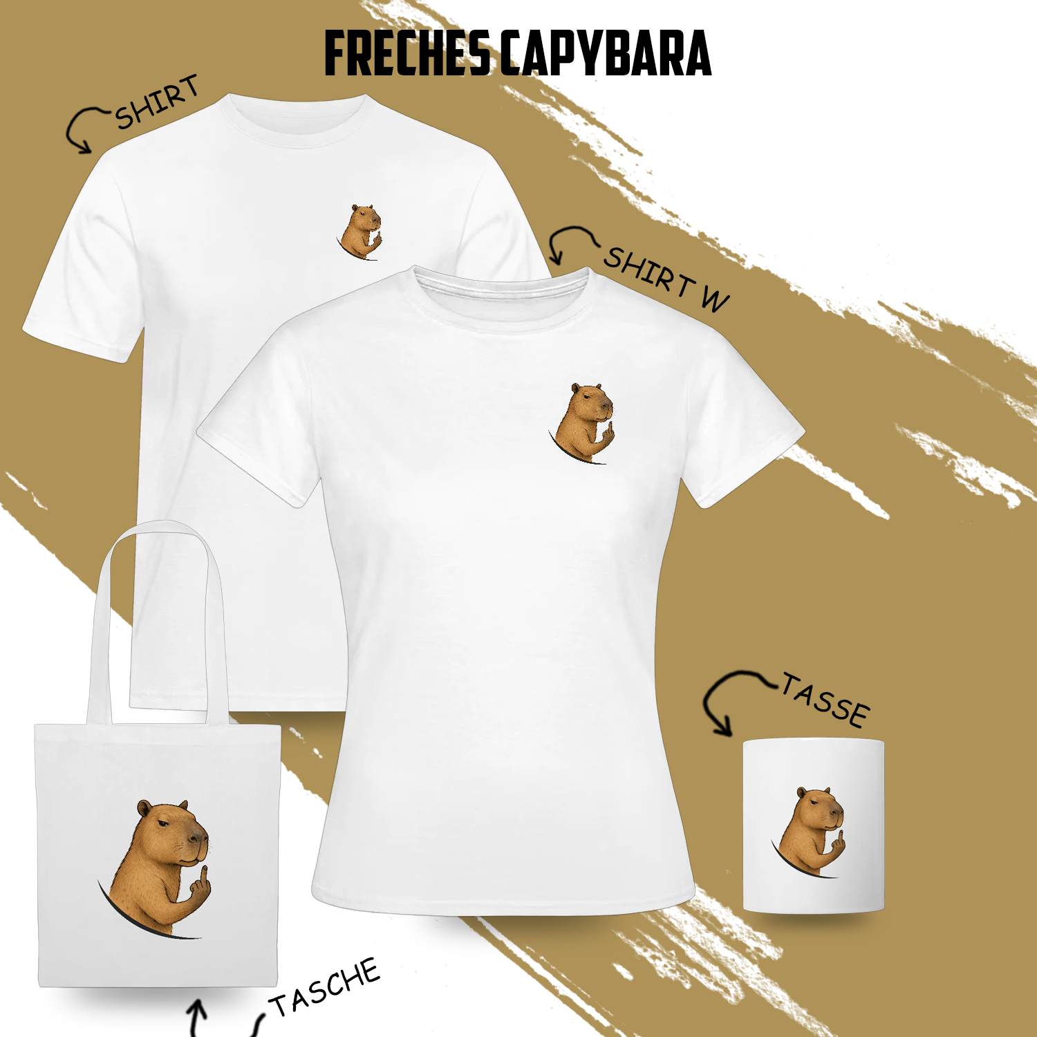 Freches Capybara