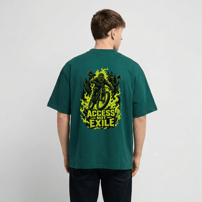 Spreadconnect Oversized Heavyweight Unisex T-Shirt ACCESS NOT EXILE - Oversized Heavyweight Unisex T-Shirt E-Bike-Community