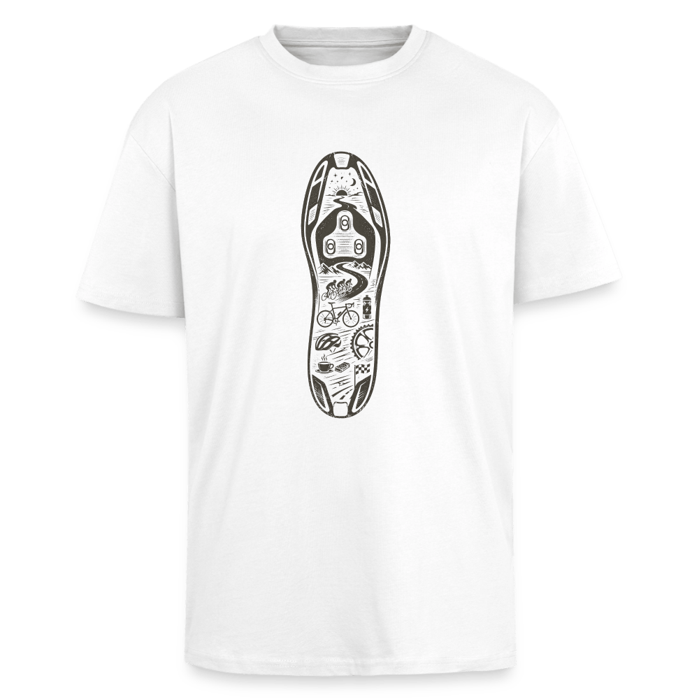 Spreadconnect Oversized Heavyweight Unisex T-Shirt Weiß / XS SPEED ADVENTURES - Oversized Heavyweight Unisex T-Shirt E-Bike-Community