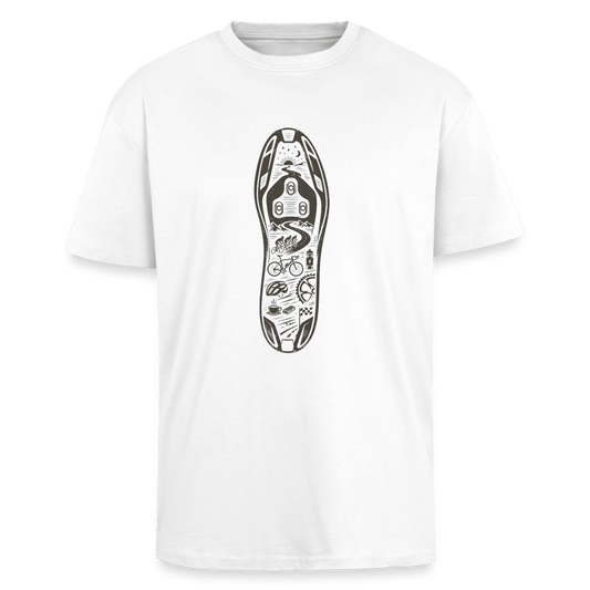 Spreadconnect Oversized Heavyweight Unisex T-Shirt Weiß / XS SPEED ADVENTURES - Oversized Heavyweight Unisex T-Shirt E-Bike-Community