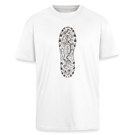 Spreadconnect Oversized Heavyweight Unisex T-Shirt Weiß / XS MTB ADVENTURES - Oversized Heavyweight Unisex T-Shirt E-Bike-Community