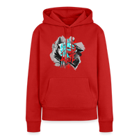 Haters Gonna Hate Fullface – Premium Hoodie für Frauen - Rot